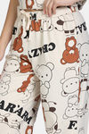 Zivame Farm Lore Knit Cotton Pyajama Set - Whitecap Grey — thumbnail 7